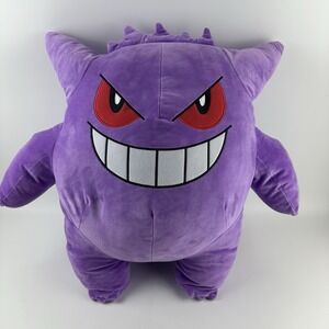 Pokemon Gangar 25th Anniversary 24" JUMBO Plush ‎ 2022 Nintendo RARE Game Freak